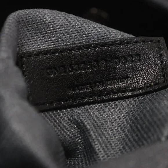 Saint Laurent Paris Rive Gauche N S Canvas Leather Tote Bag Dark Gray - Picture 12 of 12